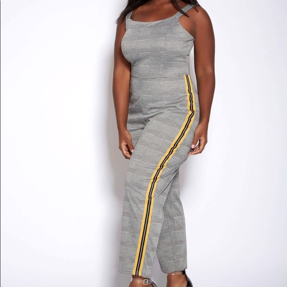 Ashley Stewart Pants - NWT Plaid Jumpsuit
